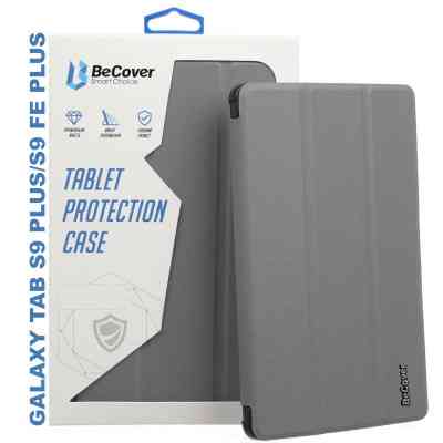 Чехол для планшета BeCover Smart Case Samsung Tab S9 Plus (SM-X810/SM-X816)/S9 FE Plus (SM-X610/SM-X616) 12.4" Gray (710324) Винница