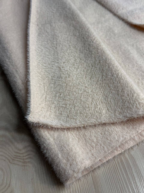 Кардиган жіночий Fancy Matinee 30740 ангора довгий з кишенями, молочний, one size Київ - фото 16