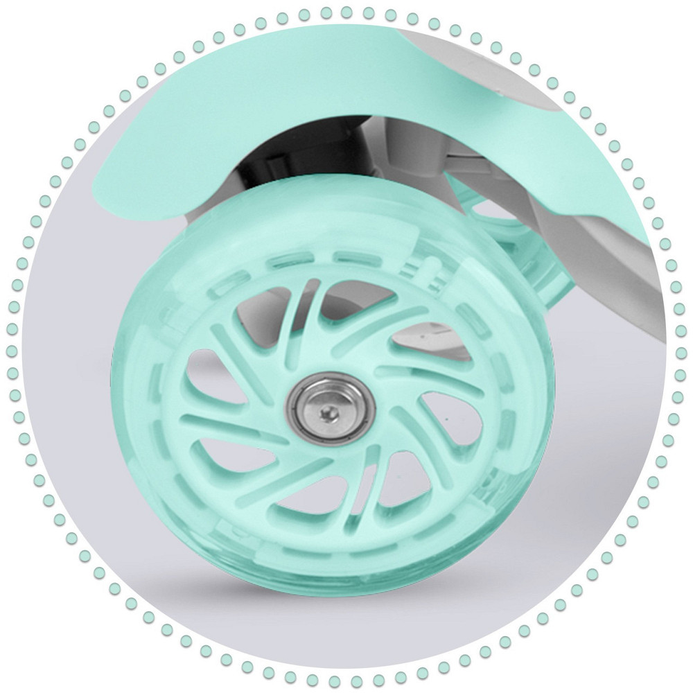 Самокат детский трехколесный Ricokids Buggy мятный Киев - изображение 8