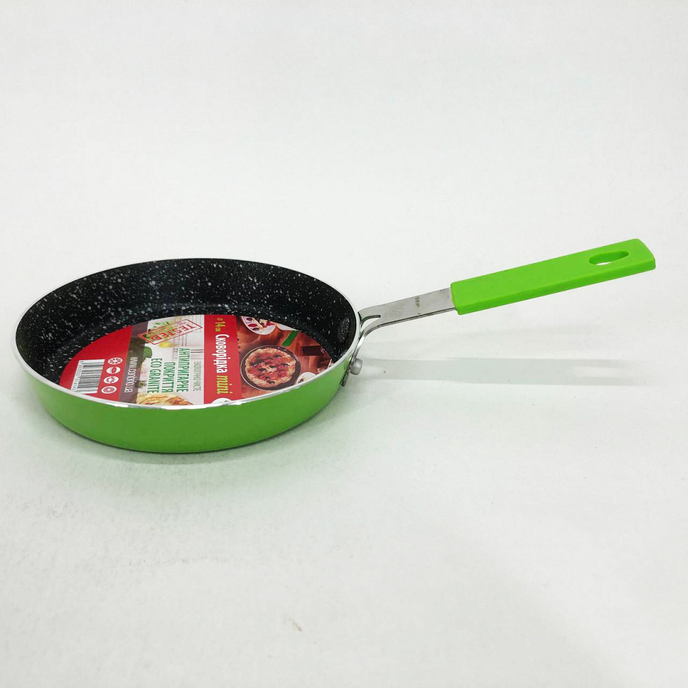 Сковорода з ручкою алюміній Con, Міцна сковорідка з антипригарним покриттям, Практична сковорідка YC-52 Івано-Франківськ - фото 6