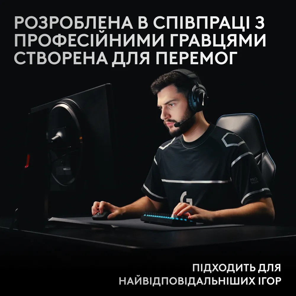 Клавіатура Logitech G PRO X 60 TKL GX Optical Black Tactile (920-011911) Чорний Харків - фото 4