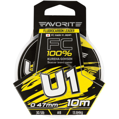 Флюорокарбон Favorite U1 FC 10m 8.0/0.47mm 30.5lb/13.84kg (1693.11.87) Вінниця - фото 2