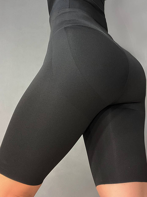 Шорти жіночі Ластівка 742-2 велосипедки мікродайвінг утяжка пуш-ап чорні, чорний, XL Київ - фото 7