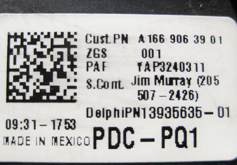 Mercedes-Benz  A1669063901 Блок запобіжників ML W166 GL X166 G-Class W463 Одесса - изображение 3