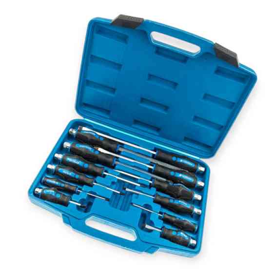 Набір ударних викруток 12 шт під ключ SL3,5,6,8,9.5 PH0,1,2,3,4 Satra (кейс) Мукачево