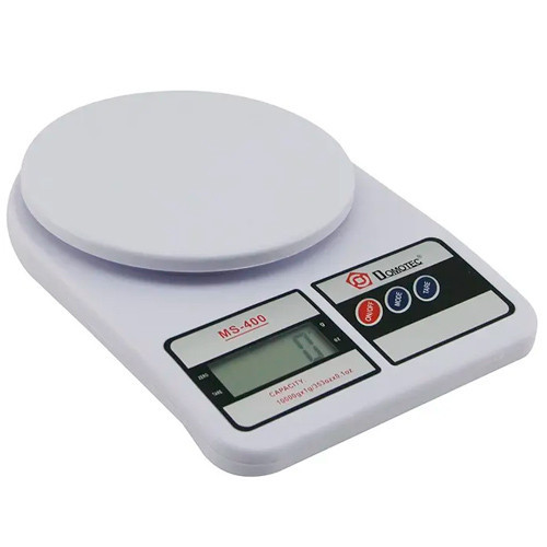 Электронные весы Domotec MS-400, до 10 кг, точность 1 г, ЖК-дисплей, функция тары и автоотключение Киев - изображение 1