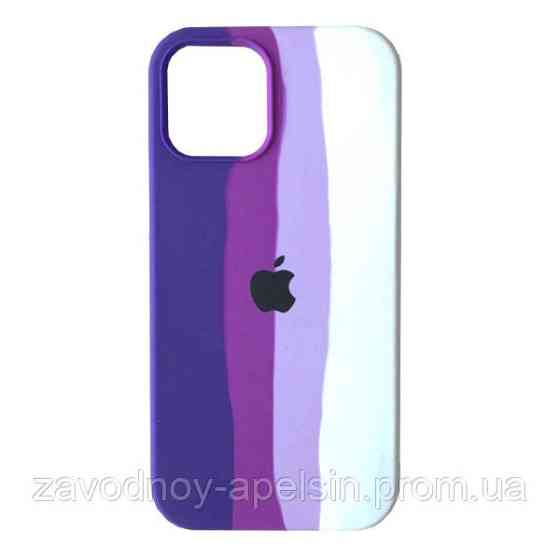 IPhone 12 12pro Чохол силіконовий Веселка Rainbow Одеса