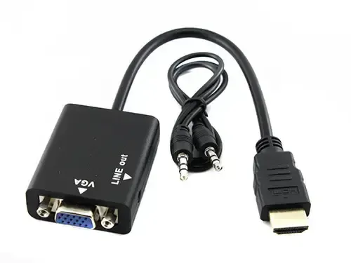 Видеоадаптер HDMI - VGA конвертер видео + аудио 1080P Коломыя