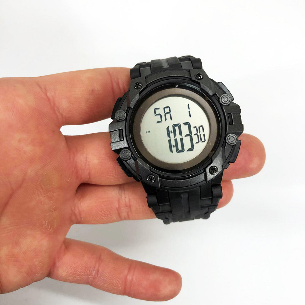 Тактические военные часы для ЗСУ SKMEI 1545BKWT, Электронные наручные часы мужские тактические IX-77 Львов - изображение 2