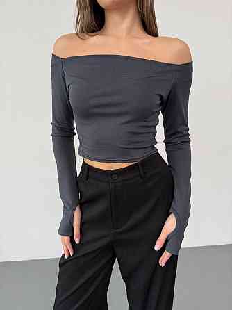 Стильна жіноча кофта з відкритими плечима мікродайвінг 46/48 Одеса