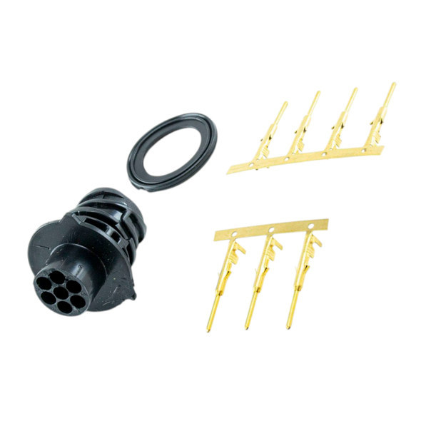 Роз'єм заднього ліхтаря вантажівки круглий 7к тато Мукачево - фото 2