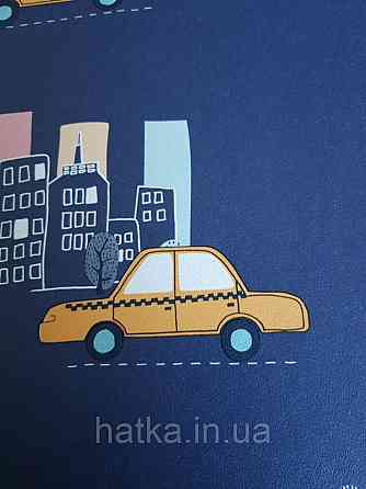 Шпалери флізелінові Decoprint 21108 Sweet Dreams дитячі сині машини зірки 0,53x10,05 м Київ