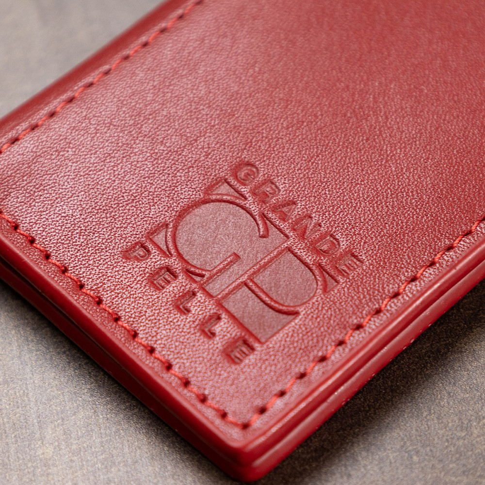 Шкіряна жіноча візитниця GRANDE PELLE 11532 Червоний Київ - фото 10