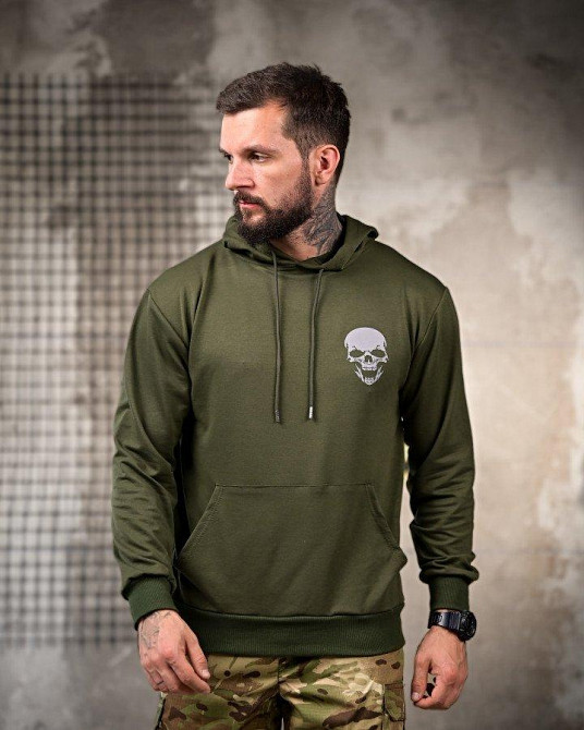 Мілітарі Худі Не для слабких oliva РП7397 Одеса - фото 2