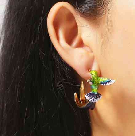 Серьги женские красивые Колибри Киев