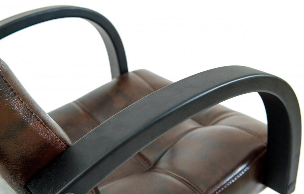 Офисное Кресло Руководителя Richman Virginia Titan Dark Brown Wood М2 AnyFix Коричневый Днепр - изображение 4