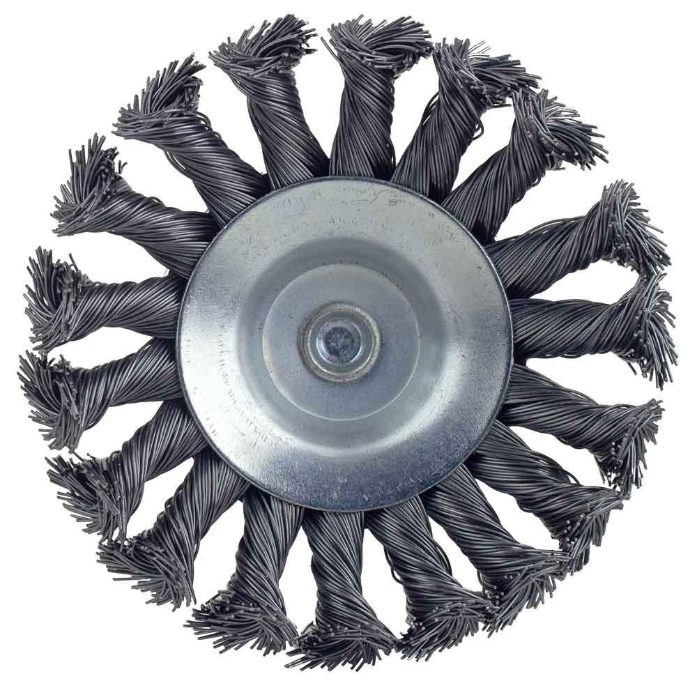 Щітка дротяна конусоподібна Ø100мм хвостовик Ø6мм (стала кручена) SIGMA (9025101) Рівне - фото 3