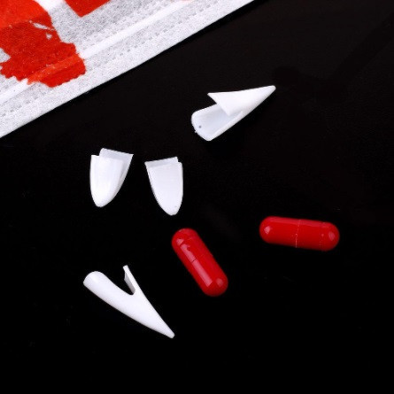 Зуби вампіра та штучна кров one size різнобарвний Київ - фото 2