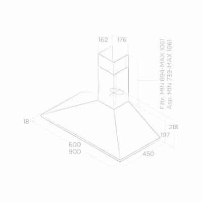Витяжка кухонна Elica CHIMMY PB IX/A/90 Вінниця