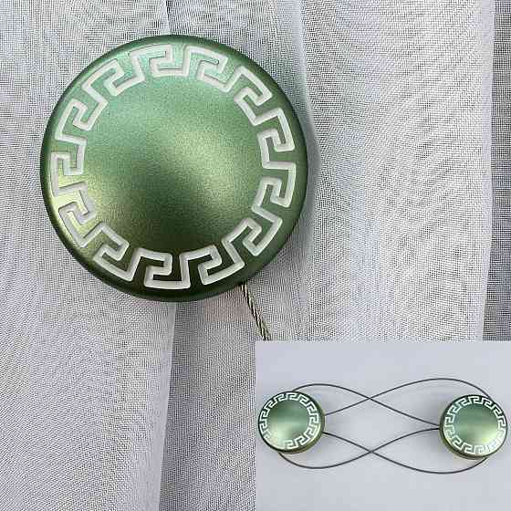 Магниты для штор и гардин Афина 2 шт Оливковый (81-263) Киев