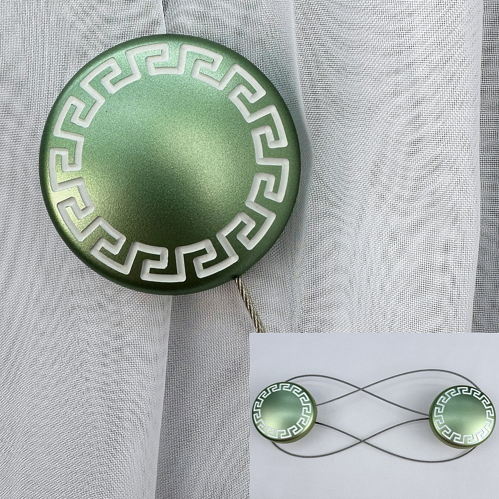 Магниты для штор и гардин Афина 2 шт Оливковый (81-263) Киев - изображение 1