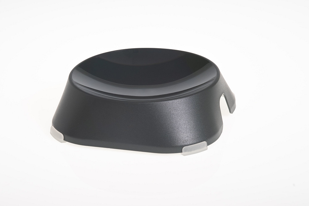 FIBOO пласка миска Flat Bowl, без антиковзких накладок, темно-сірий Київ - фото 1