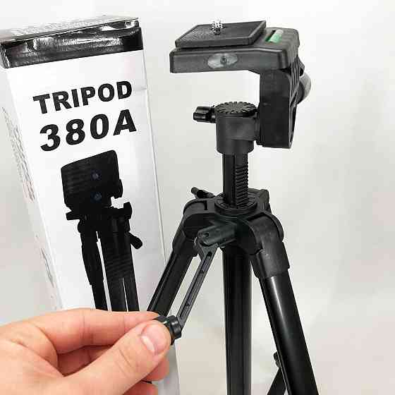 Штатив для блоггера TriPod 380A 0.50-1.35м, Штатив с устойчивой конструкцией для студии HX-19 Львов