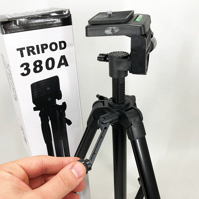 Штатив для блоггера TriPod 380A 0.50-1.35м, Штатив с устойчивой конструкцией для студии HX-19 Львов - изображение 5