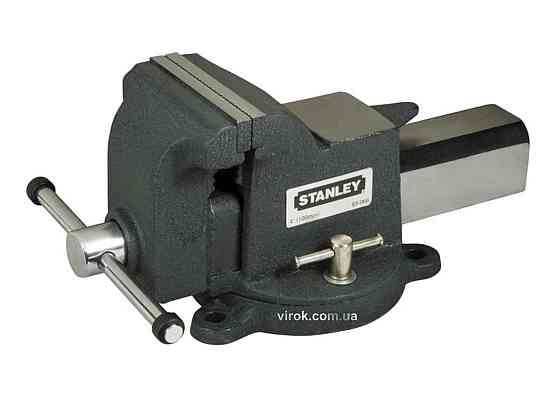 Лещата слюсарні обертові з наковальнею STANLEY "MAXSTEEL" : b= 95 мм, макс. розкр. — 125 мм. Одеса