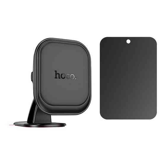 Автотримач для телефона HOCO H30 Brilliant magnetic car holder(center console) Black Ковель