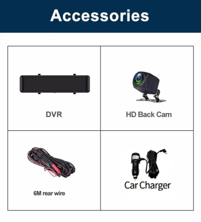 Зеркало видеорегистратор DVR C109 10.26