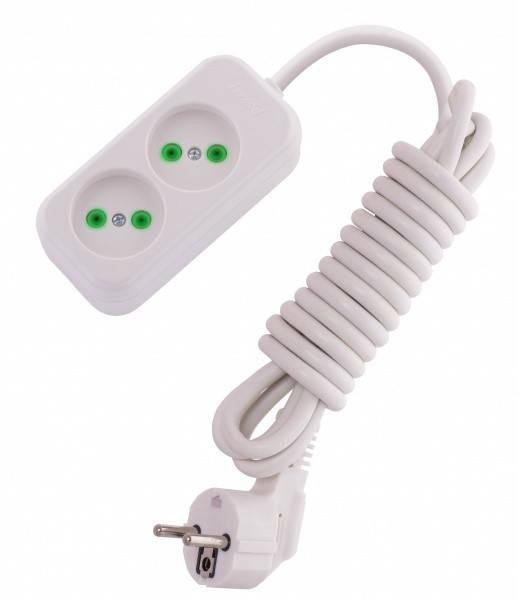 Удлинитель LETITIA без заземления 2 входа 5 метров Lezard Харьков - изображение 2