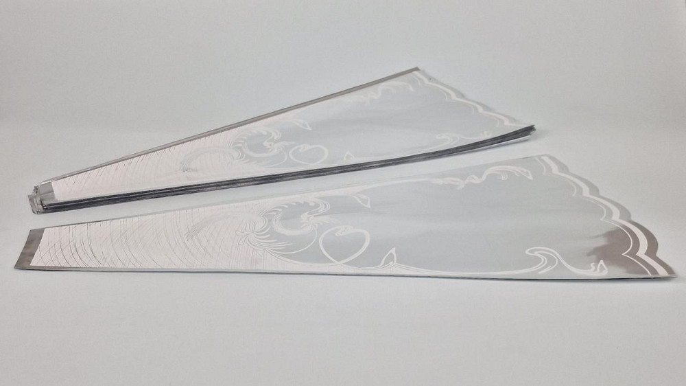 Конусне паковання під квіти h60/6низ/29верх метал (100 шт.) візерунок87 (2) (100 шт.) Харків - фото 1