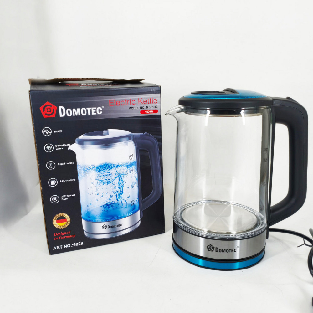 Безшумний електрочайник, Електрочайник з індикатором включення з контролем рівня води GX-18 Івано-Франківськ - фото 1