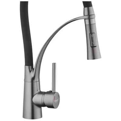 Змішувач Kroner Ersel-GRP03393BLK (CV033800) Вінниця