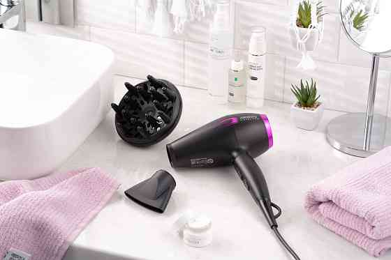 Фен ARDESTO Violet PRO HD-Y221PRO ,1750-2100Вт, 2 швидкості, 3 темп.режими, дифузор, чорний Київ