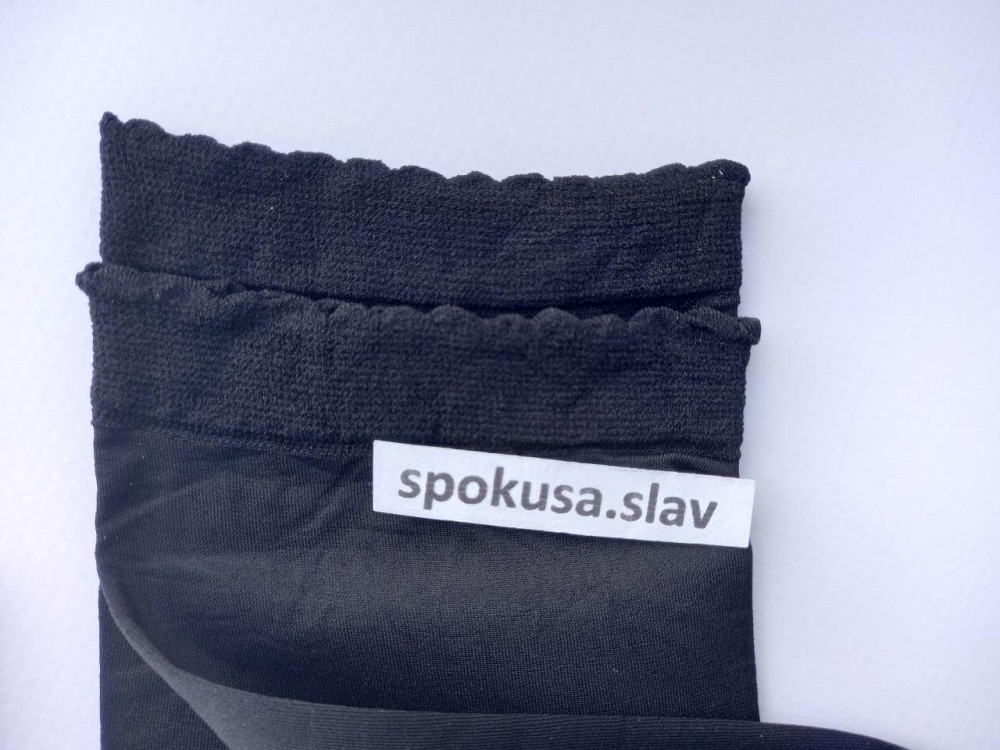 Капронові жіночі шкарпетки чорні Omsa easy Day 40ден Славута - фото 5