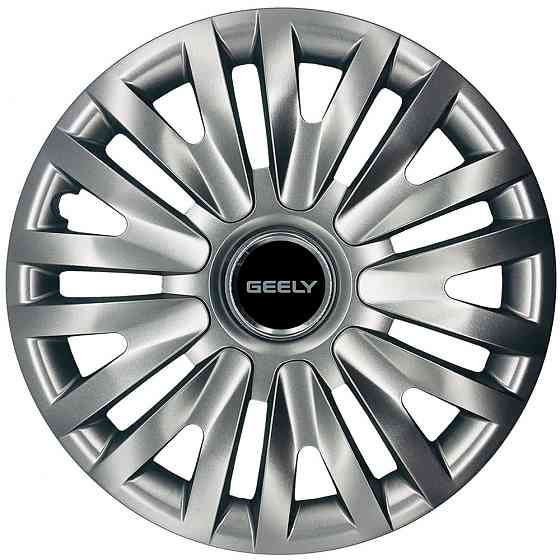 Автомобильные модельные колпаки R14 Geely 217 4шт, SJS, серебристые Киев