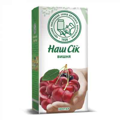 Сік Наш Сік Вишневий 330 мл (4820016252998) Вінниця