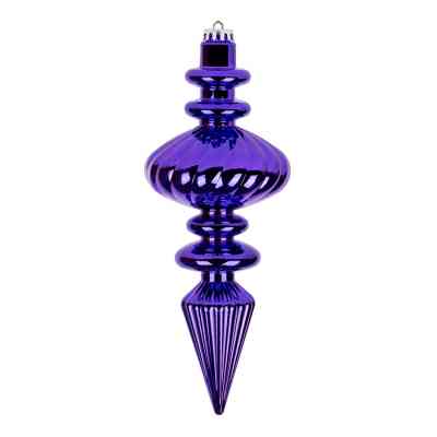 Елочная игрушка Novogod`ko Сосулька, пластик, 23 cм, фиолетовая, глянец (974093) Винница