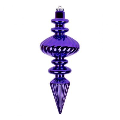 Елочная игрушка Novogod`ko Сосулька, пластик, 23 cм, фиолетовая, глянец (974093) Винница - изображение 1