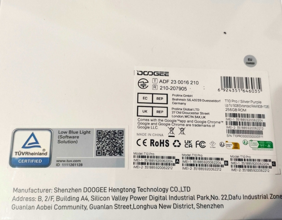 Новый планшет DOOGEE T10 PRO 10.1