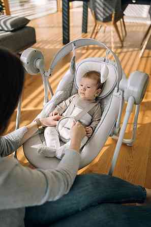 Гойдалка дитяча FreeON Snuggy, stars light grey Київ