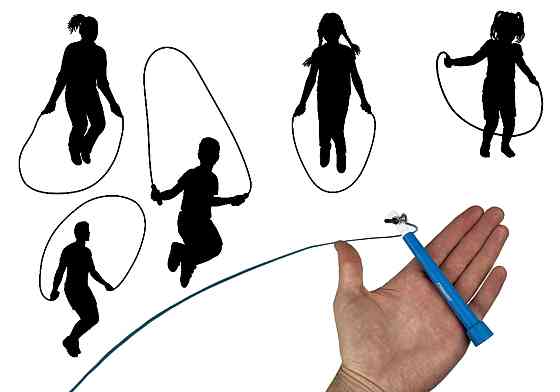 EasyFit Швидкісна скакалка EasyFit Speed Cable Rope 3 м для схуднення, синя Коломия