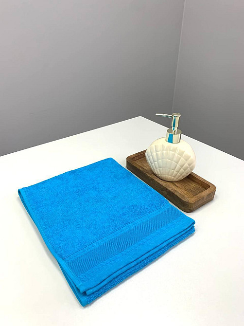 Рушник махровий Ideal Textile з бордюром однотонний 360 г/м2 50х80 см (56860711) Чернівці - фото 7