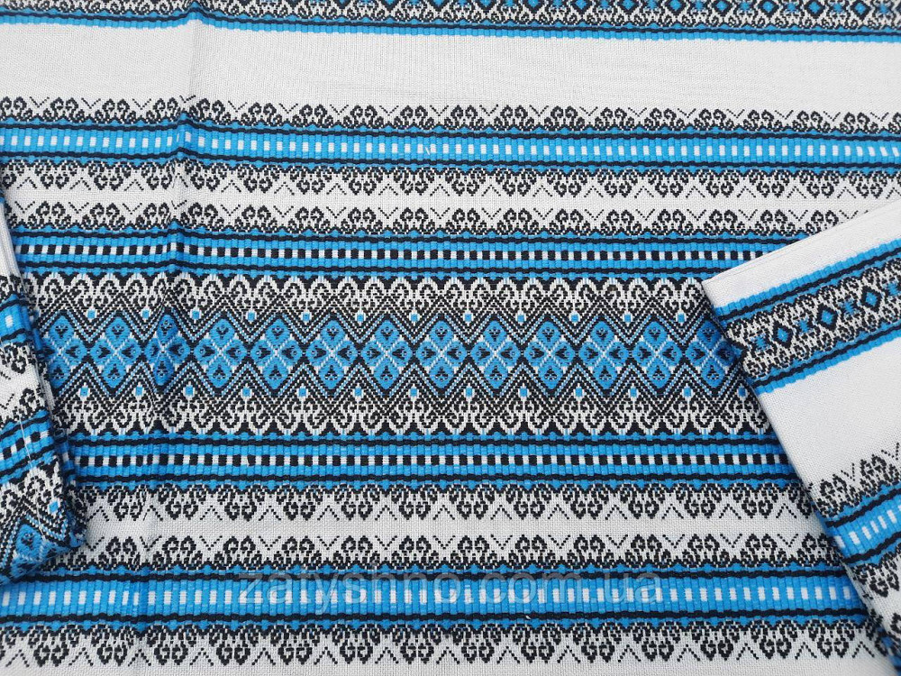 Голубая  скатерть с салфетками   машинная вышивка 230*140 Киев - изображение 6