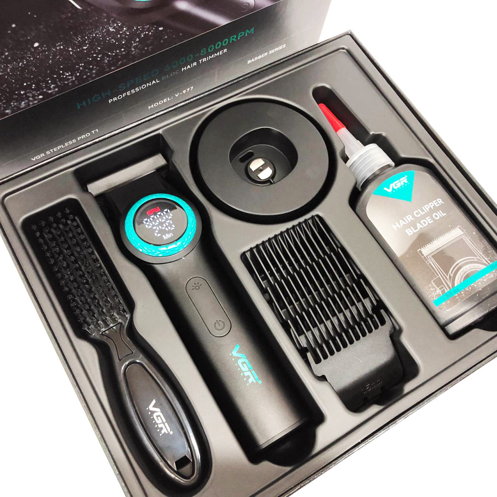 Професійна машинка для стрижки волосся голови VGR, Багатофункціональна акумуляторна машинка для стрижки UJ-39 Львів - фото 7
