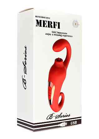 Вібратор - Merfi, 10 Vibration Functions, 10 Frequency Tongue Licking USB Sex Aura Київ