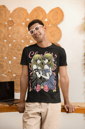 Футболка для мальчика аниме Кхобитс Кхи Апанесе Сумомо оверсайз (рост от 165 до 180 ) Черний AnimeJ0660m Днепр