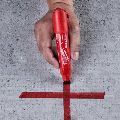 Маркер Milwaukee для будмайданчика INKZALL, великий (XL), червоний (4932471560) Вінниця - фото 5